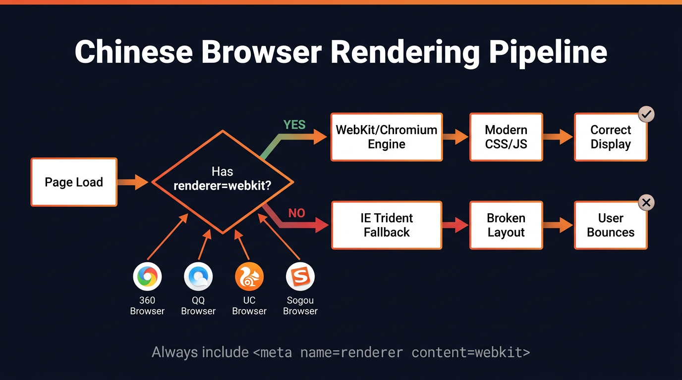Pipeline de renderizado webkit en navegadores chinos